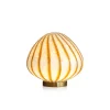 Lampe shesnut en verre spirale