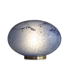 Lampe spendor en verre bleu