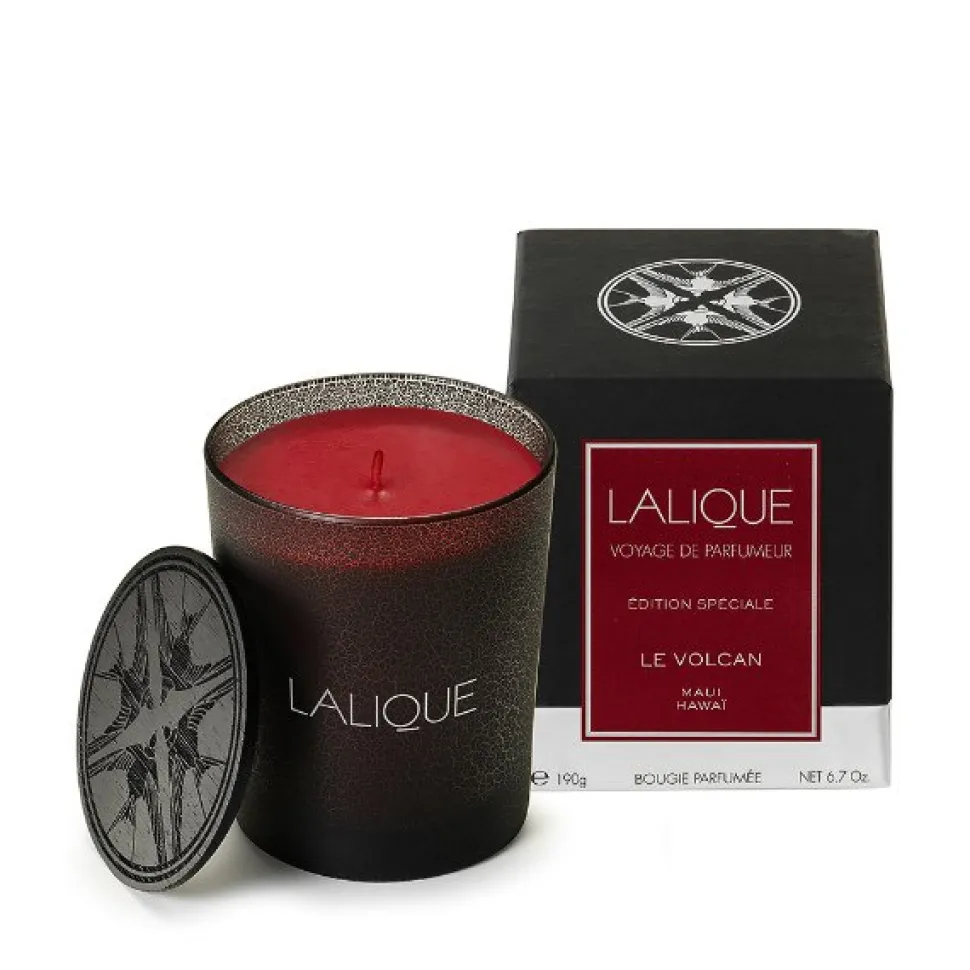 Le volcan, maui – hawaï, bougie parfumée lalique