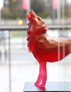 Loup Wild wolf rouge orlinski daum