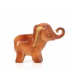 Éléphant chocolat Craquelés Faïence de Lunéville