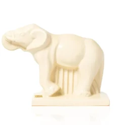 Éléphant Lemanceau Craquelés Faïence de Lunéville