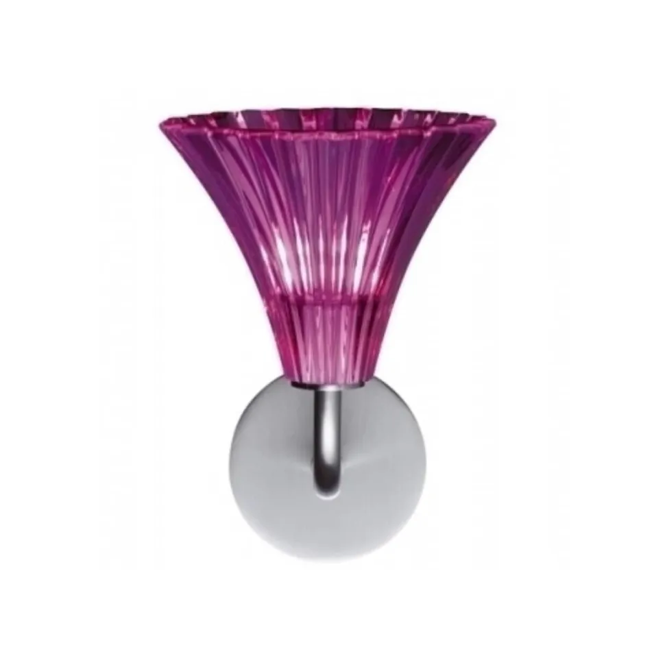 Mille nuits applique fuchsia tulipe Baccarat