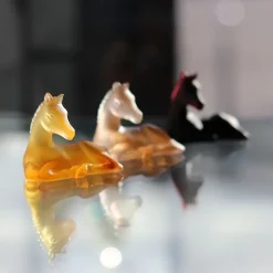 Mini poulain ambre gris daum