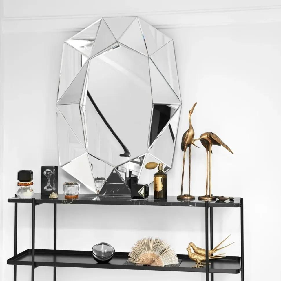 Miroir cristal diamant argent Reflections Copenhagen