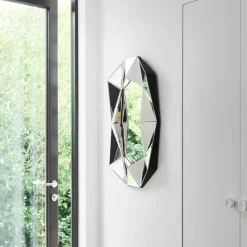 Miroir cristal diamant argent Reflections Copenhagen