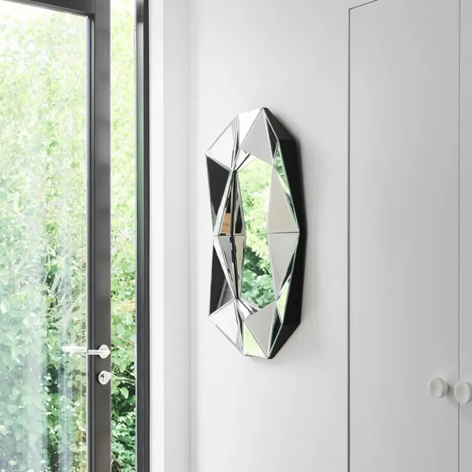 Miroir cristal diamant argent Reflections Copenhagen