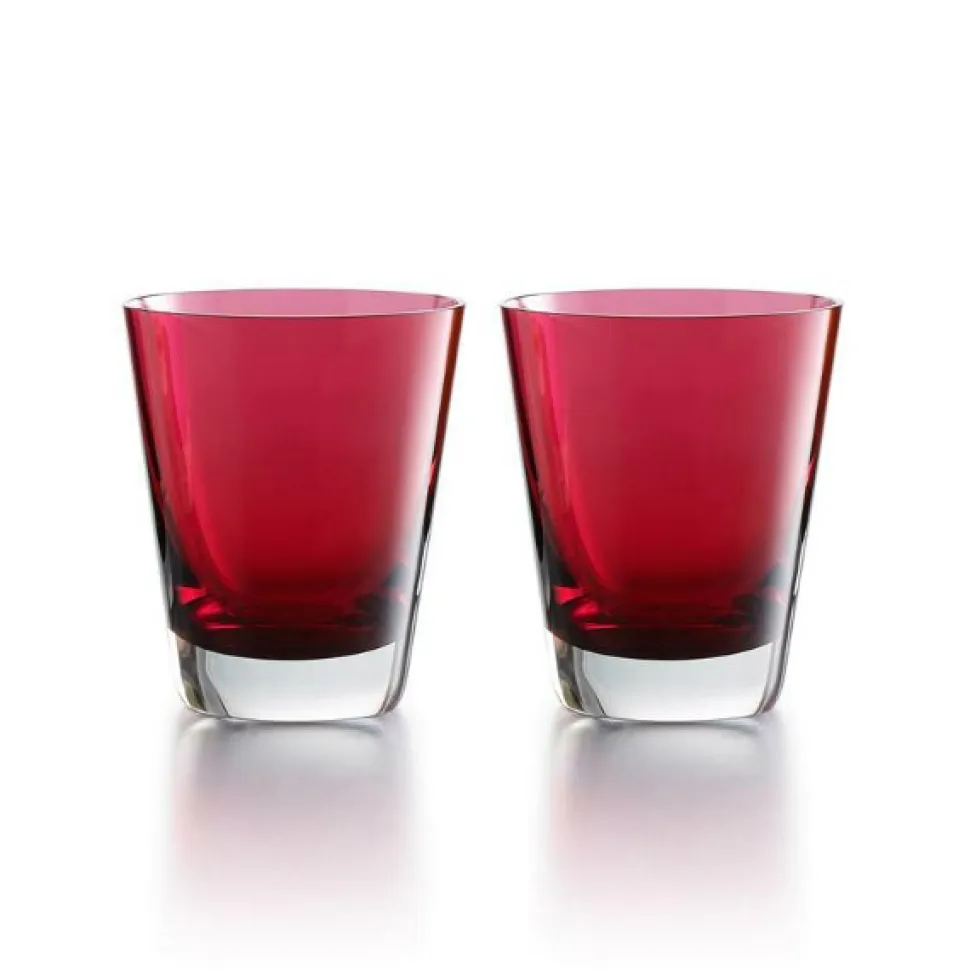 Mosaïque – gobelet rouge x2 baccarat