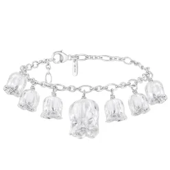 Muguet bracelet 7 cristaux lalique