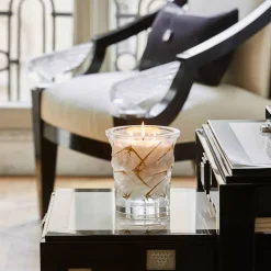 Océans « édition or », bougie parfumée cristal lalique