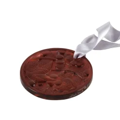 Ornement de noël 2021, merles et raisins lalique