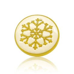 Ornement Flocon de Noël Émaux de Longwy