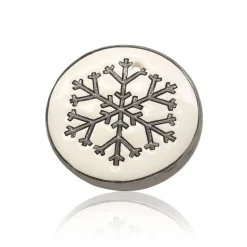 Ornement Flocon de Noël Émaux de Longwy