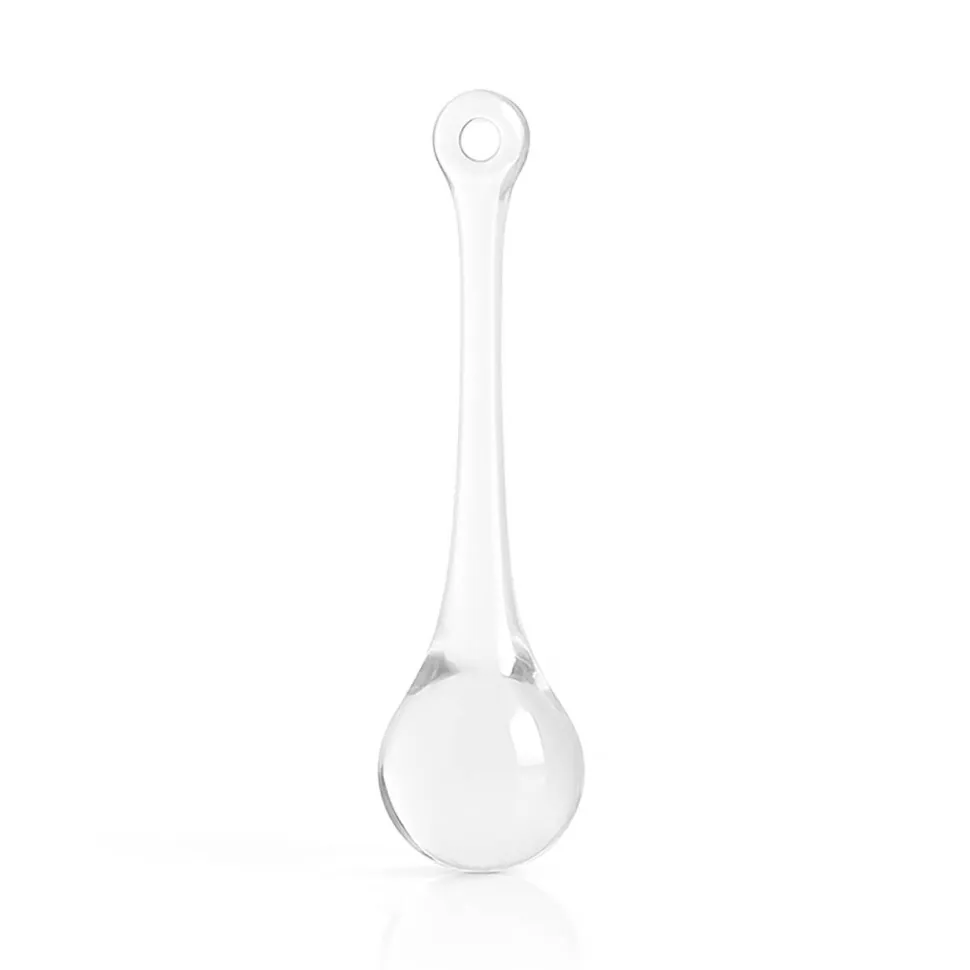 Ornement goutte en verre