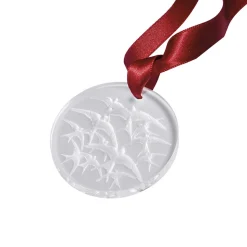 Ornement noël 2018 hirondelles lalique