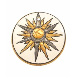 Ornement Noël Soleil Lunaire Boggio Émaux de Longwy