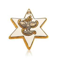 Ornement Étoile de Noël Boggio Émaux de Longwy