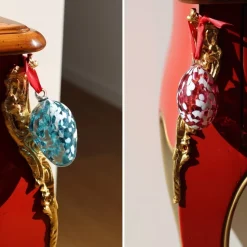 Ornement œuf de Pâques cristal de Lorraine