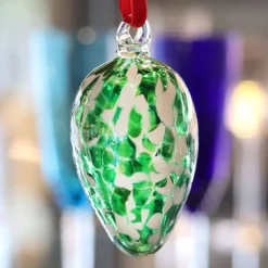 Ornement œuf de Pâques cristal de Lorraine