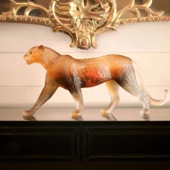 Panthère JAIPUR Yeux citrine Daum