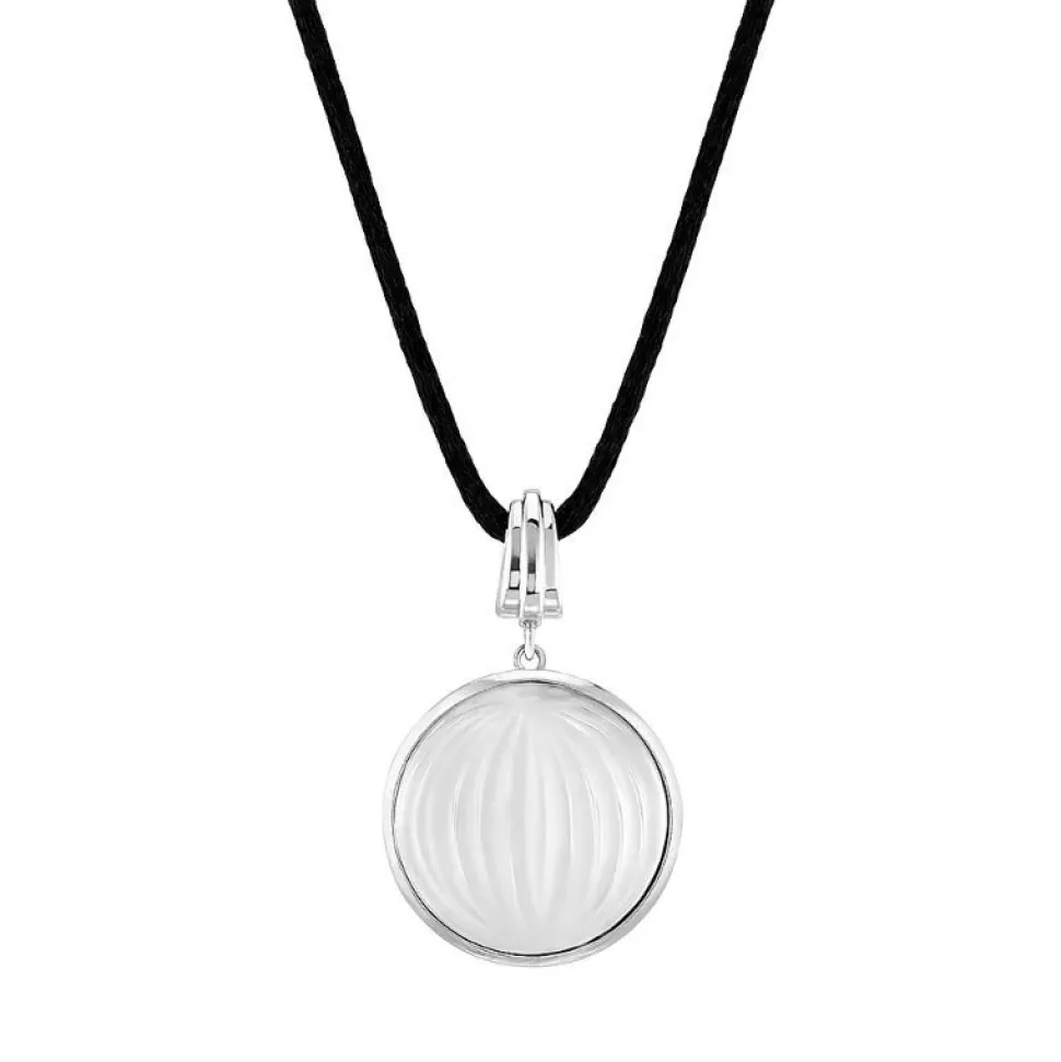 Pendentif cabochon vibrante lalique