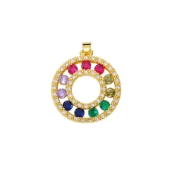 Pendentif cercle de vie cristal