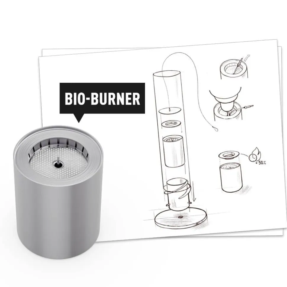 Photophore feu de table spin 1200 intérieur et extérieur