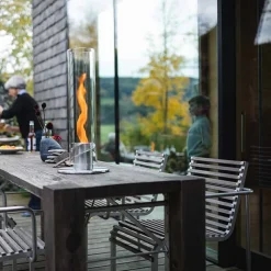 Photophore feu de table spin 1200 intérieur et extérieur