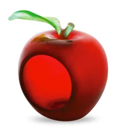Photophore pomme rouge daum