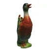 Pichet canard faience barbotine