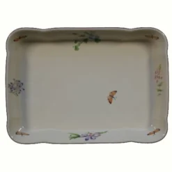 Plat gratin vent de fleurs lunéville