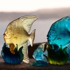 Platax Moyen Modèle Bleu & Vert Maya Daum