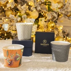 Pot à bougie porcelaine 8 cm Trésor Raynaud