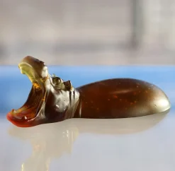 Presse-papier hippopotame daum