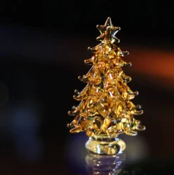 Sapin miniature verre au chalumeau