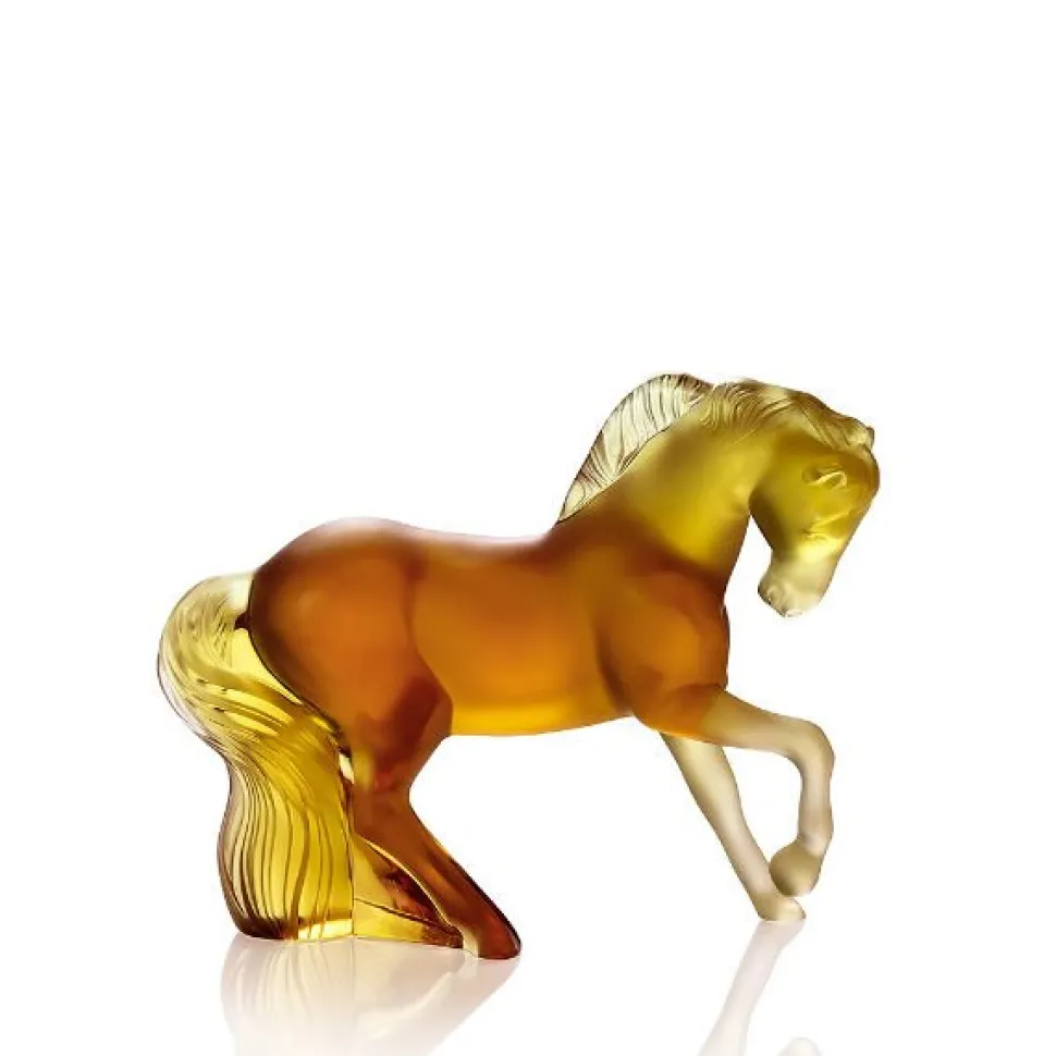 Sculpture cheval mistral lalique