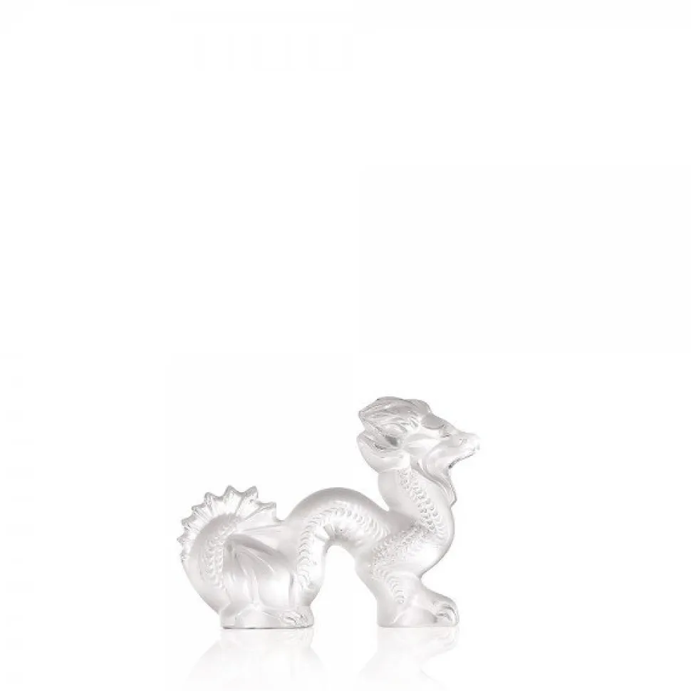 Sculpture dragon clair lalique