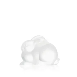 Sculpture lapin couché Lalique