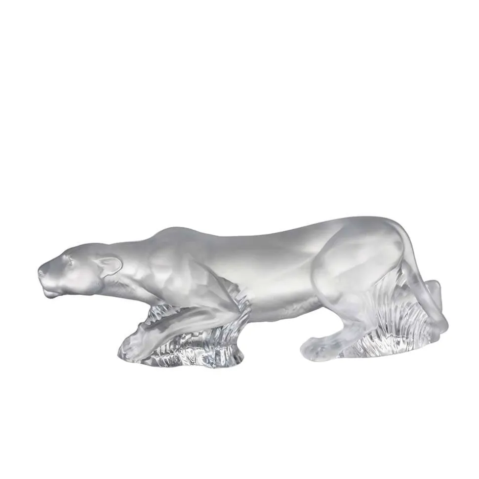 Sculpture lionne Timbavati Lalique