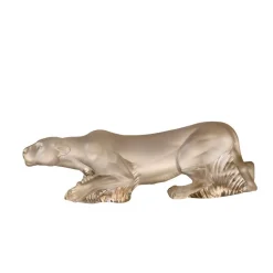 Sculpture lionne Timbavati Lalique