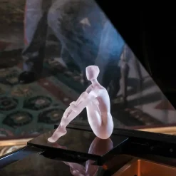 Sculpture méditation de sylvie mangaud lasseigne daum