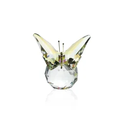 Sculpture Papillon porte-bonheur cristal