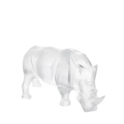 Sculpture rhinocéros lalique