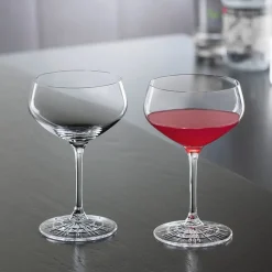Set 4 coupes champagne perfect serve
