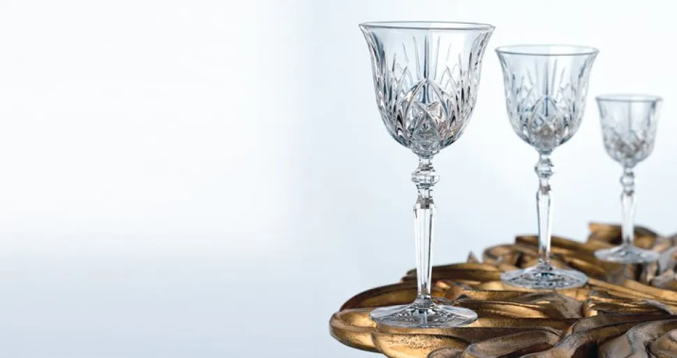 Set 4 gobelets jus fruit cristal palais