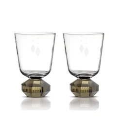 Set 2 verre Chelsea clair gris Reflections Copenhagen