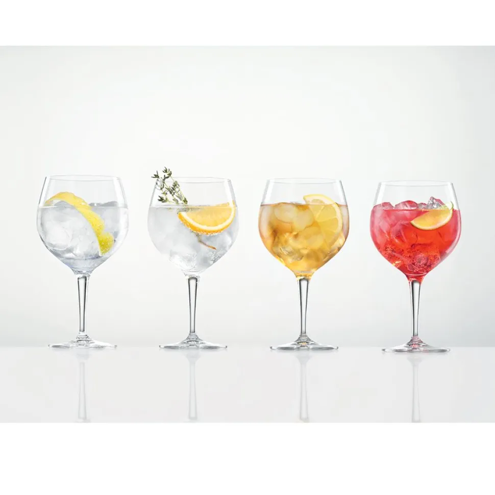 Set 4 verres cocktails gin tonic