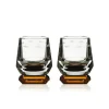 Set 2 Whimsy ambre verre à whisky Reflections Copenhagen