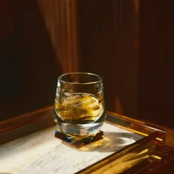 Set 2 Whimsy ambre verre à whisky Reflections Copenhagen