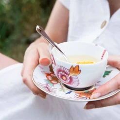 Soucoupe thé extra porcelaine 15 cm Imari Raynaud